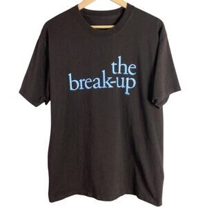 Vintage 2006 The Break-Up Movie T Shirt Brown Blue Large